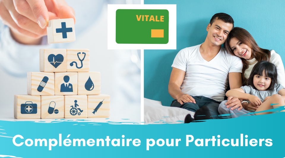 une famille de particuliers couverts par une complémentaire santé