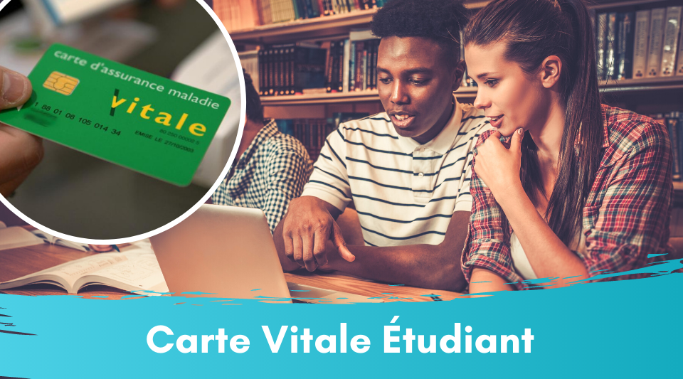 des étudiants à la recherche d'une carte vitale